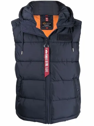 Hooded Quilted Gilet