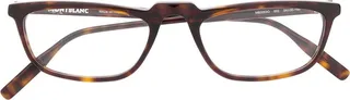 Tortoise-Shell Square Glasses