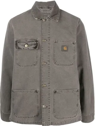 Michigan buttoned denim jacket