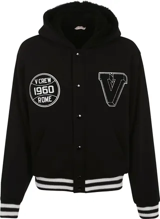 Bomber Jacket In Wool Cloth