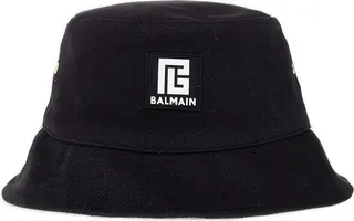 Balmain Logo Detailed Bucket Hat