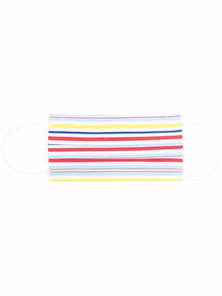 Stripe-Print Face Mask
