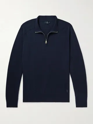 Wool Half-Zip Sweater