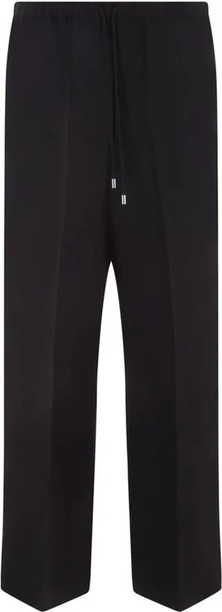 Totême Straight-Leg Drawstring Pleated Trousers