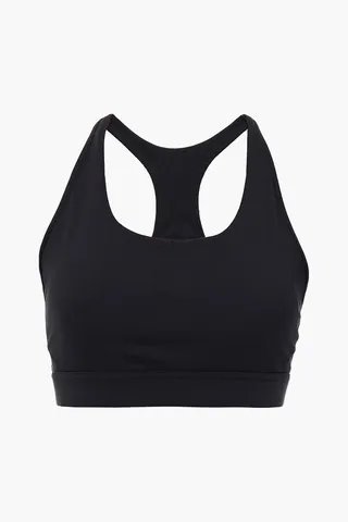 Stash Pocket cutout stretch sports bra