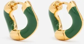 Petit Wave Gold-vermeil Hoop Earrings