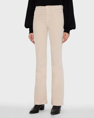 Lisha High Rise Velvet Bootcut Jeans