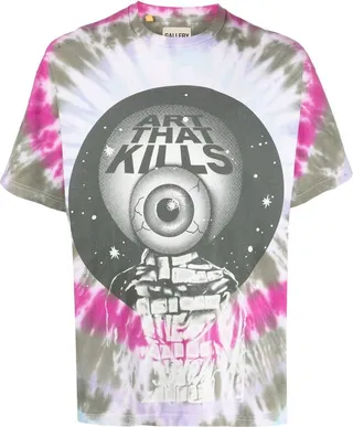 logo-print detail T-shirt
