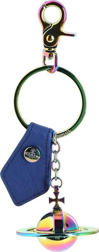 Key Ring Bright Blue