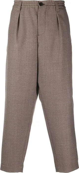 Straight-Leg Wool Trousers
