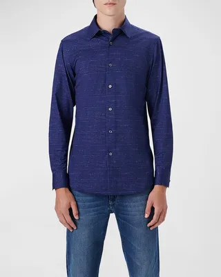 Men's Ooohcotton 8-Way Stretch Sport Shirt