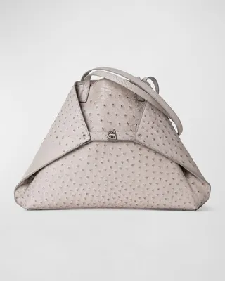 Ai Medium Ostrich Shoulder Bag