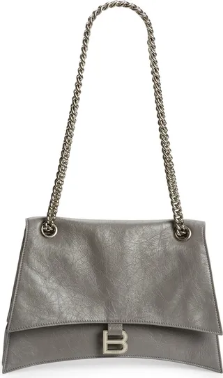 Crush Crushed Leather Shoulder Bag