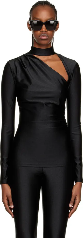 Han Kjobenhavn Black Ruched Turtleneck