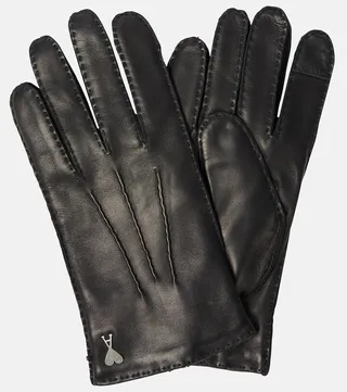 Ami de Coeur leather gloves
