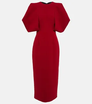 Calita crepe midi dress