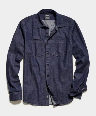 Japanese Raw Selvedge Indigo Overshirt