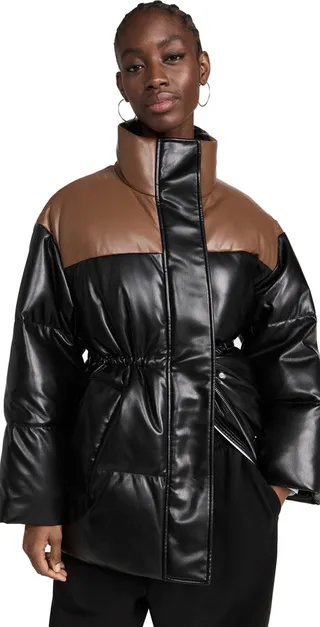 STAND STUDIO Milani Faux Leather Coat