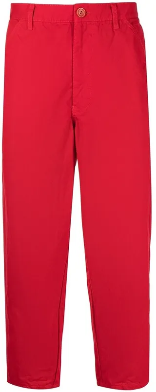 Mid-Rise Cropped Trousers