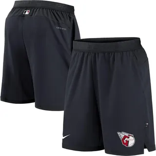 Men's Nike Navy Cleveland Guardians Authentic Collection Flex Vent Performance Shorts