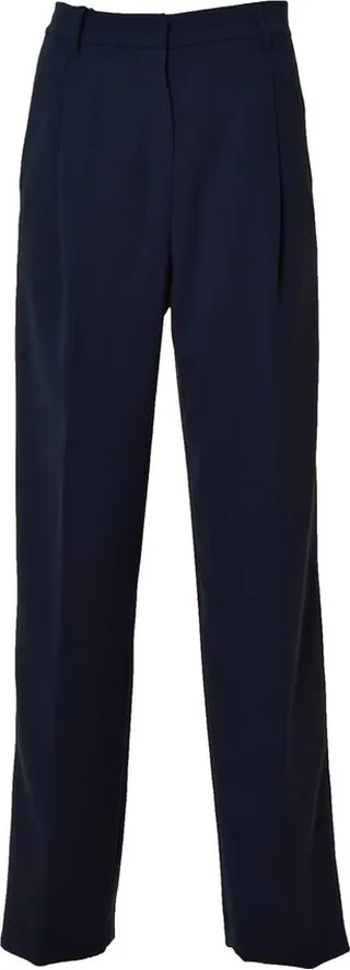 Max Mara Straight Leg Pleated Pants