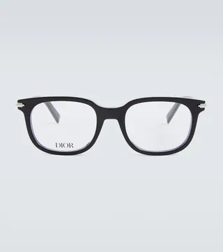 DiorBlackSuitO S6I rounded glasses
