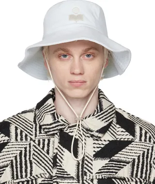 Isabel Marant Blue Delya Denim Hat
