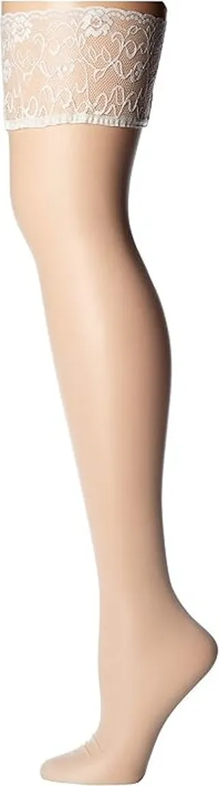 Falke Seidenglatt Stocking (Off-White) Hose