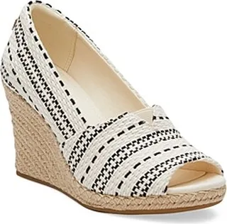Toms Women's Michele Slip On Espadrille Wedge Pumps