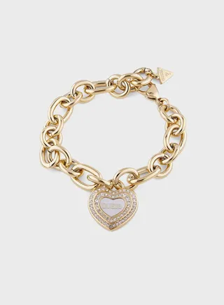 Big Hollow Heart Bracelet