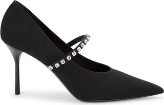 Crystal-Embellished Pumps