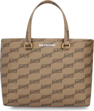 Balenciaga BB Monogram Tote Bag