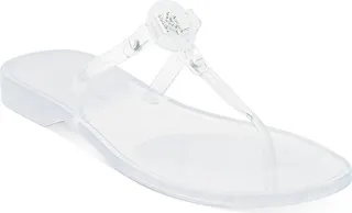 Wylda Womens Embellished Flip-Flop Thong Sandals