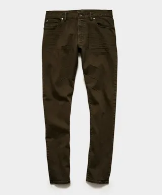Slim Fit 5-Pocket Chino In Surplus Olive