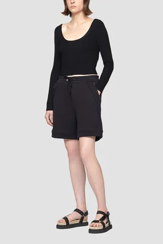 French Terry Short in black