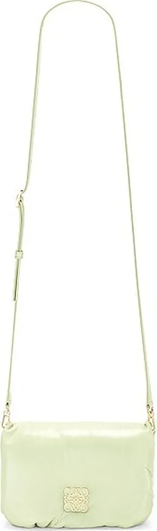 Loewe Goya Puffer Mini Bag in Mint