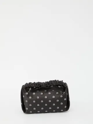 Scrunchie Mini Bag In Black
