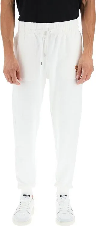 Logo Patch Drawstring Track Pants