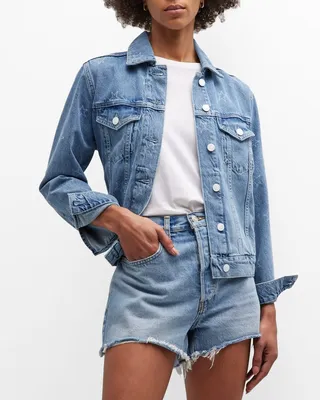 Lady Liberty Mulholland Denim Trucker Jacket