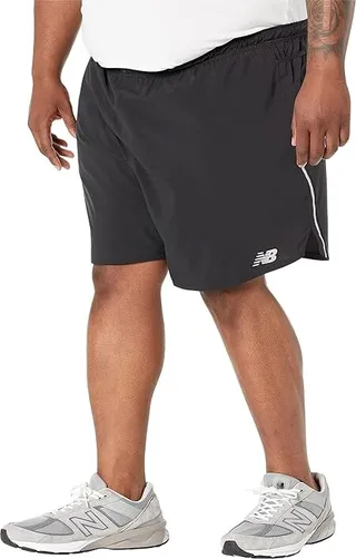 New Balance Impact Run 7 Shorts (Black) Men's Clothing