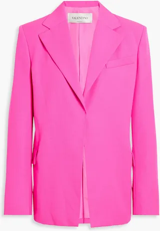 Neon wool blazer