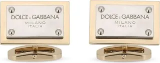 Logo-Plaque Square Cufflinks