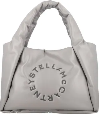 Stella McCartney Logo Embroidered Padded Tote Bag