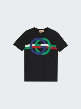 Cotton Jersey T-Shirt Black