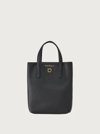 Ferragamo Women Gancini mini bag Black
