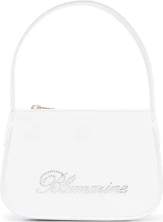 Rhinestone Leather Tote