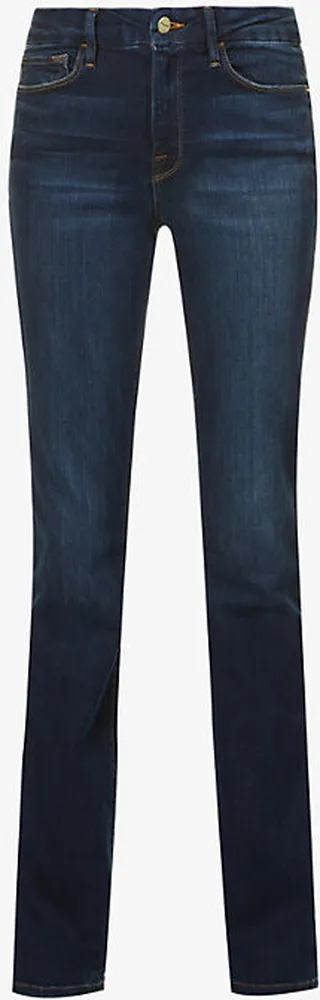 Womens Augusta Le Mini Boot Boot-cut Mid-rise Stretch-organic Denim Jeans