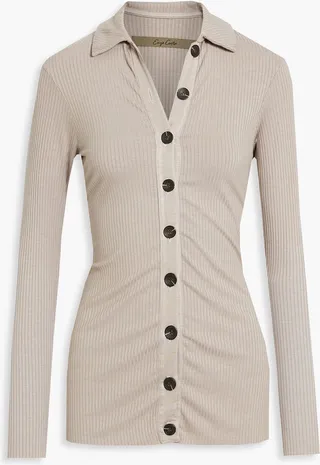Ribbed jersey shirt