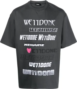 logo-print cotton T-shirt