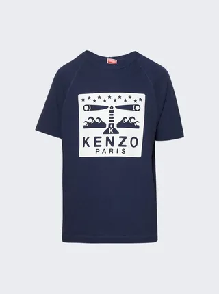 Lighthouse Slim T-shirt Midnight Blue